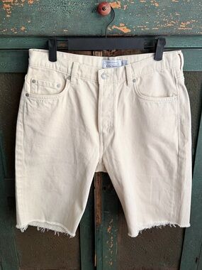Stockholm Atelier & Other Stories Denim Shorts in Cream